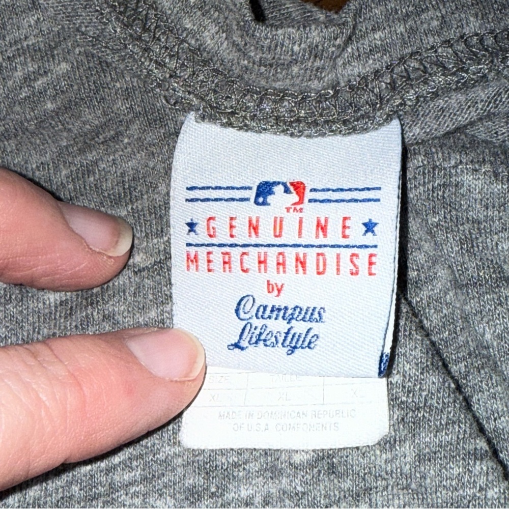 Texas Rangers MLB Gray Graphic Tee Shirt Campus Lifestyle XL Soft - Picture 5 of 8